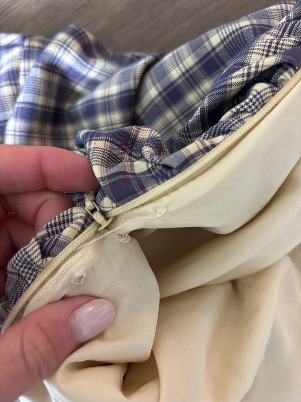 Tablo Drop Waist Mini Dress - Check Print - Picture 5 of 5